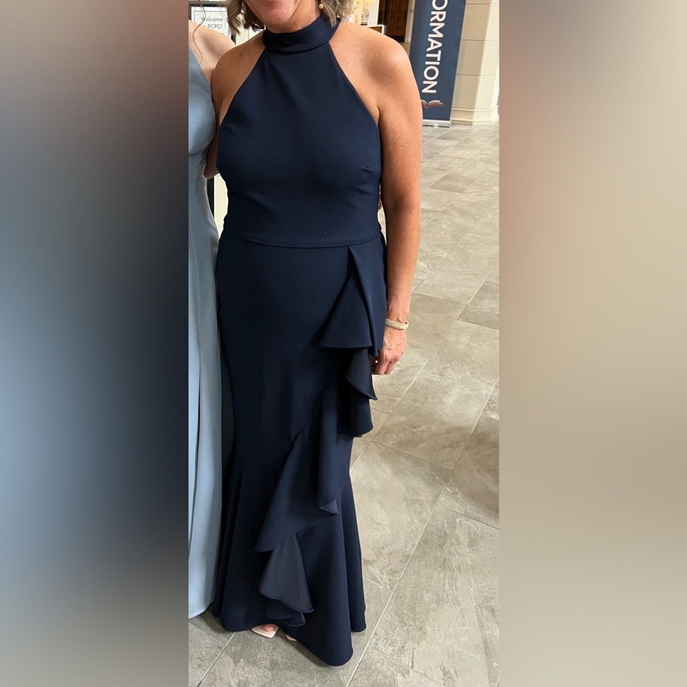 Betsy and Adam Size 12 Blue Dress